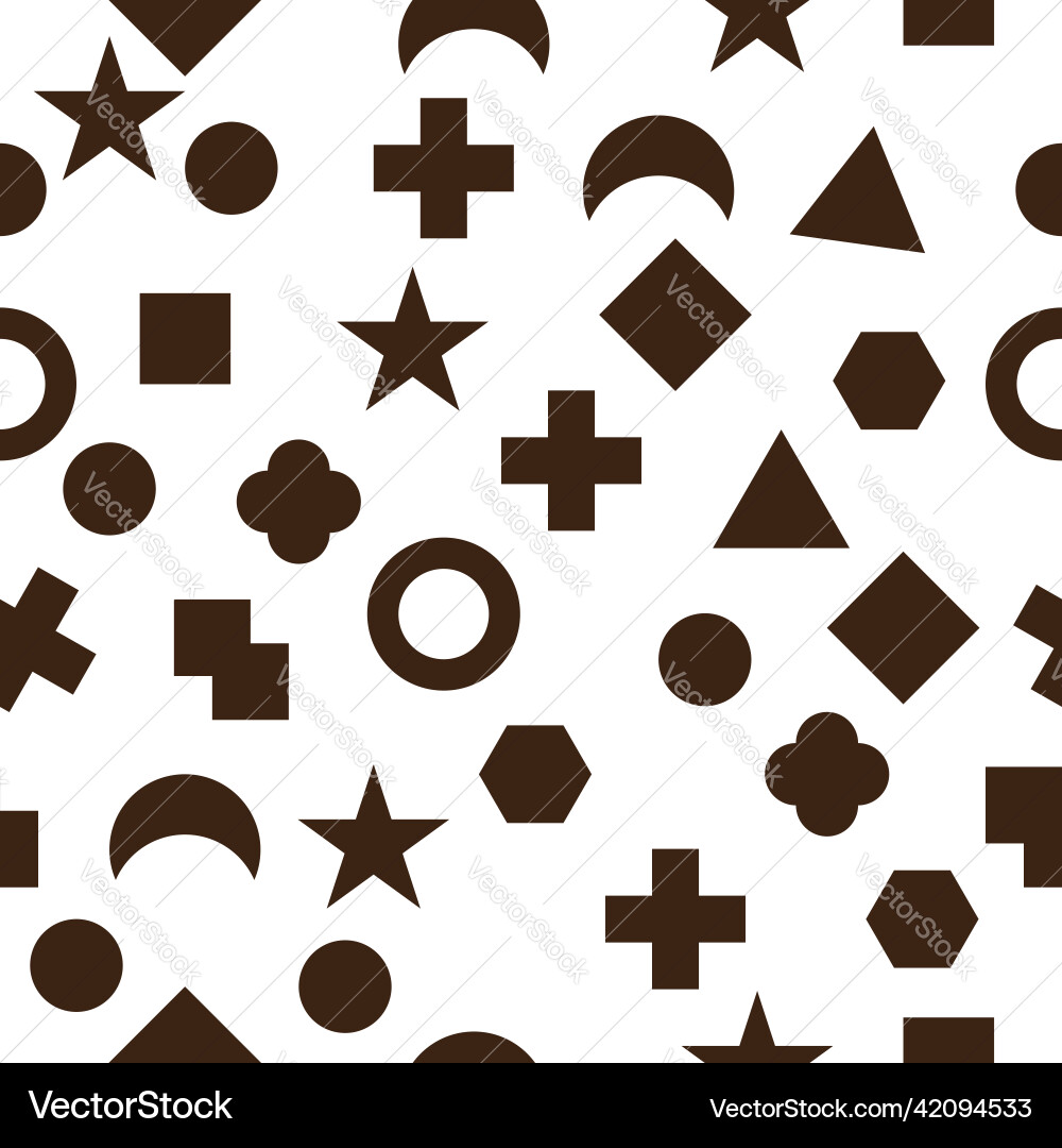 Seamless pattern with elements art Vector Image