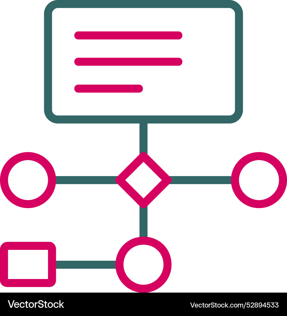 Workflow icon design Vector Image