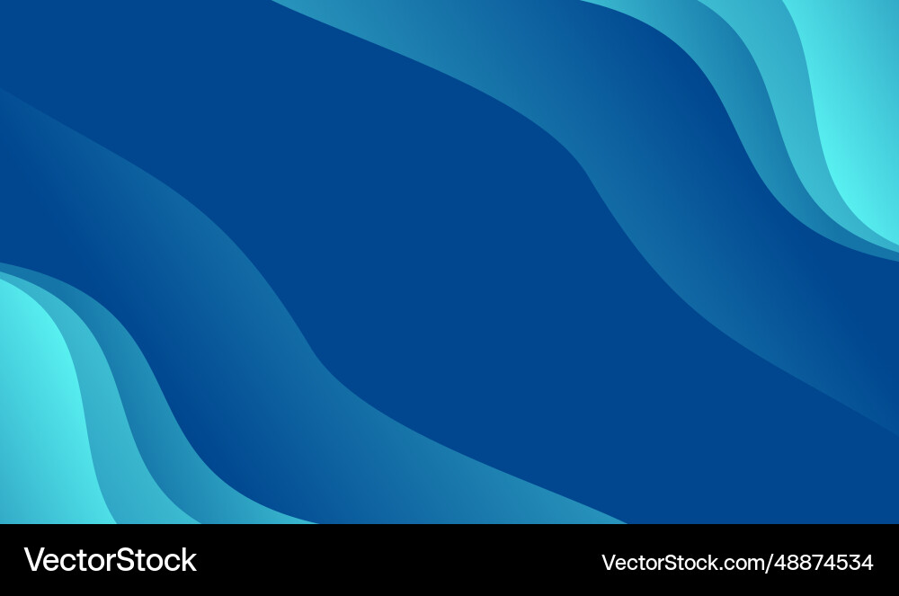 Modern Wave Gradient Background vector image