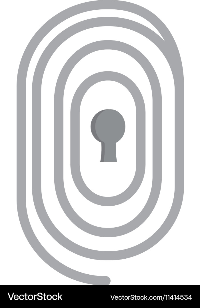Security chain with password Vector Image