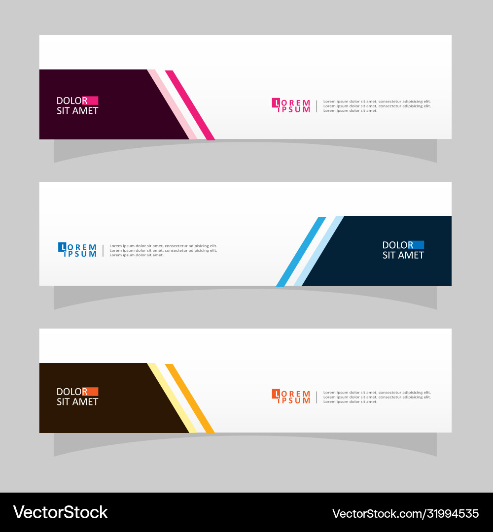 Abstract design banner web template Abstract design banner web template vector image