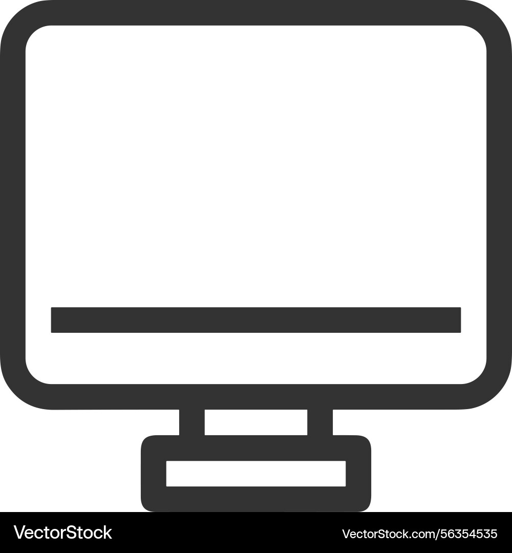 Computer icon symbol image Vector Image