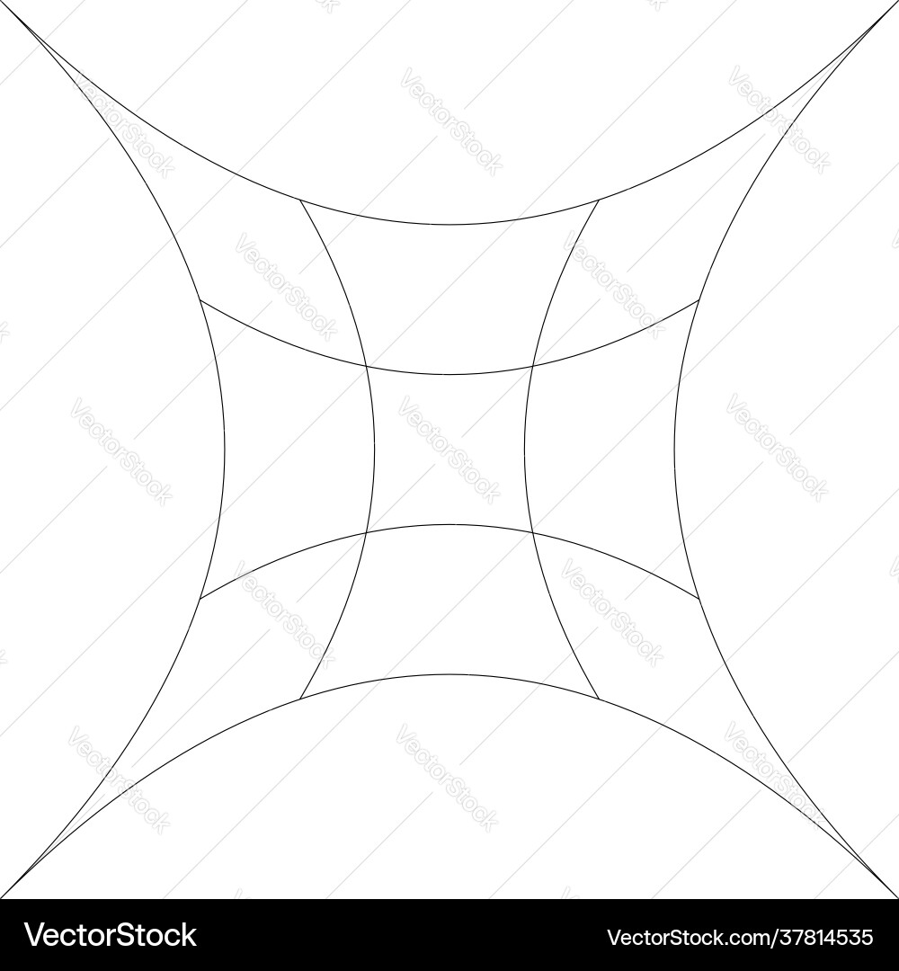 Grid mesh lattice grating with distort deform Grid mesh lattice grating with distort deform vector image
