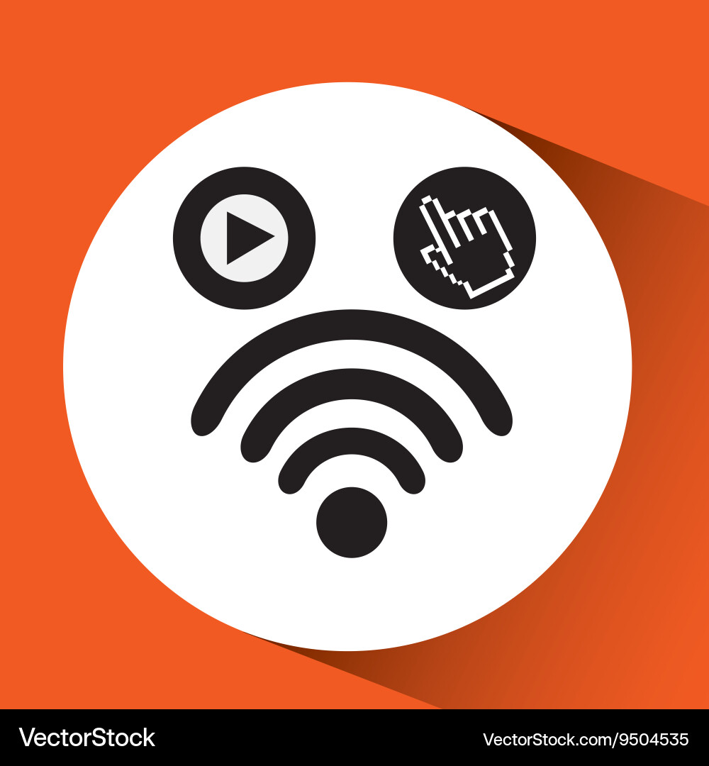 Wifi connection design Vector Image