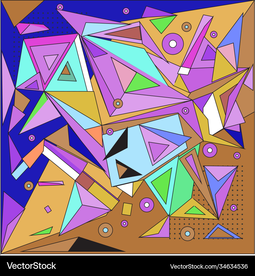 Abstract modern triangles background pattern Abstract modern triangles background pattern Vector Image