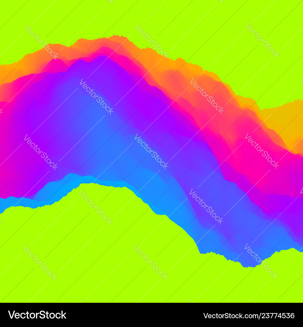 Dynamic 3D Abstract Background vector image