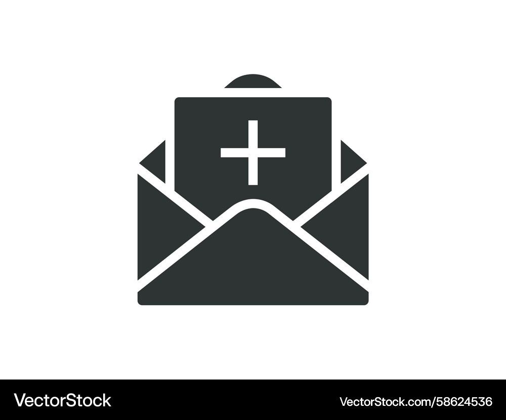 Message inbox icon design representing email Vector Image
