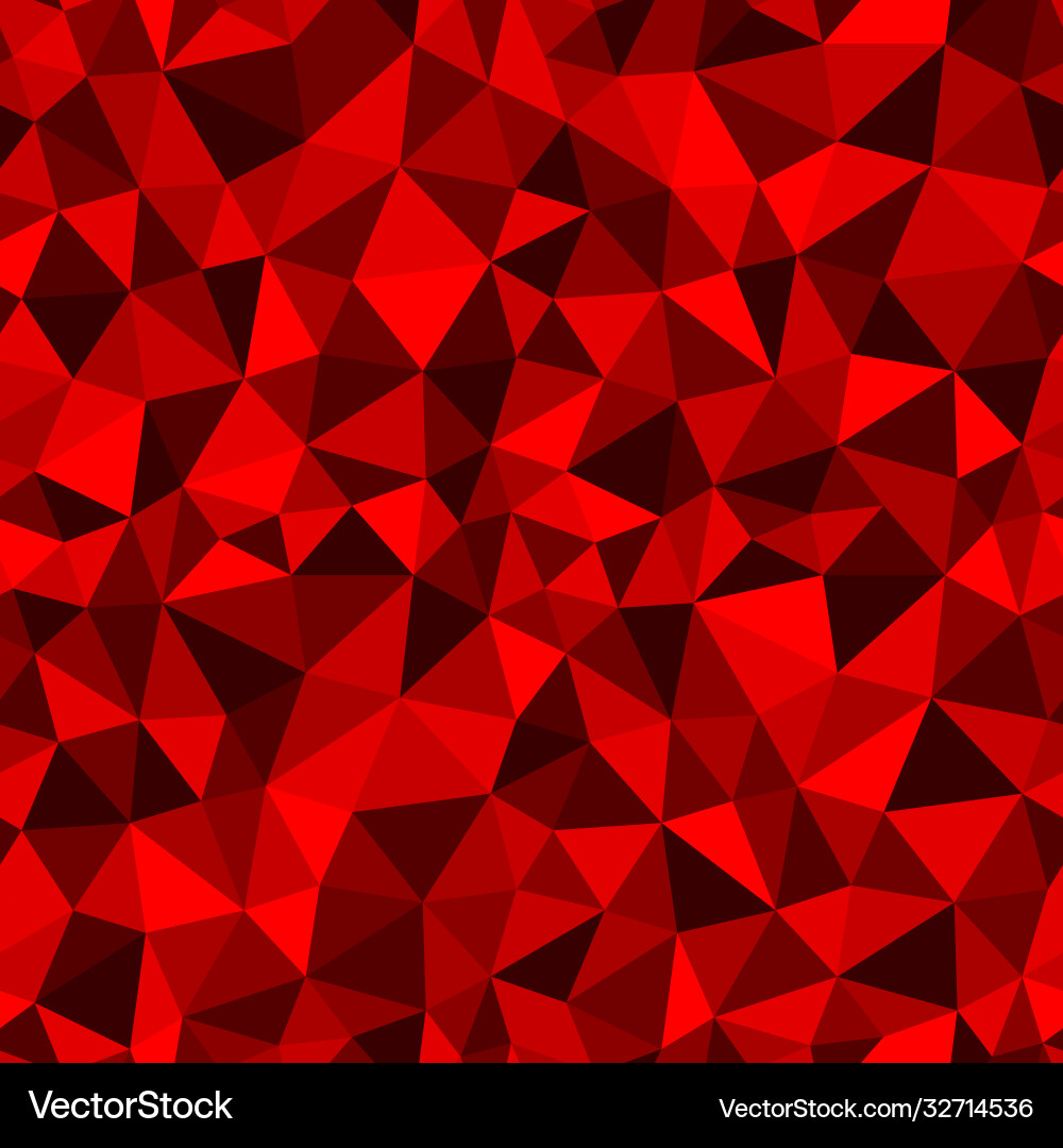 Ruby Red Polygonal Background vector image