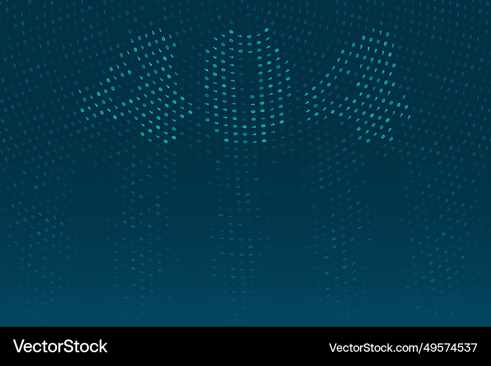 Abstract code as error 404 Abstract code as error 404 Vector Image