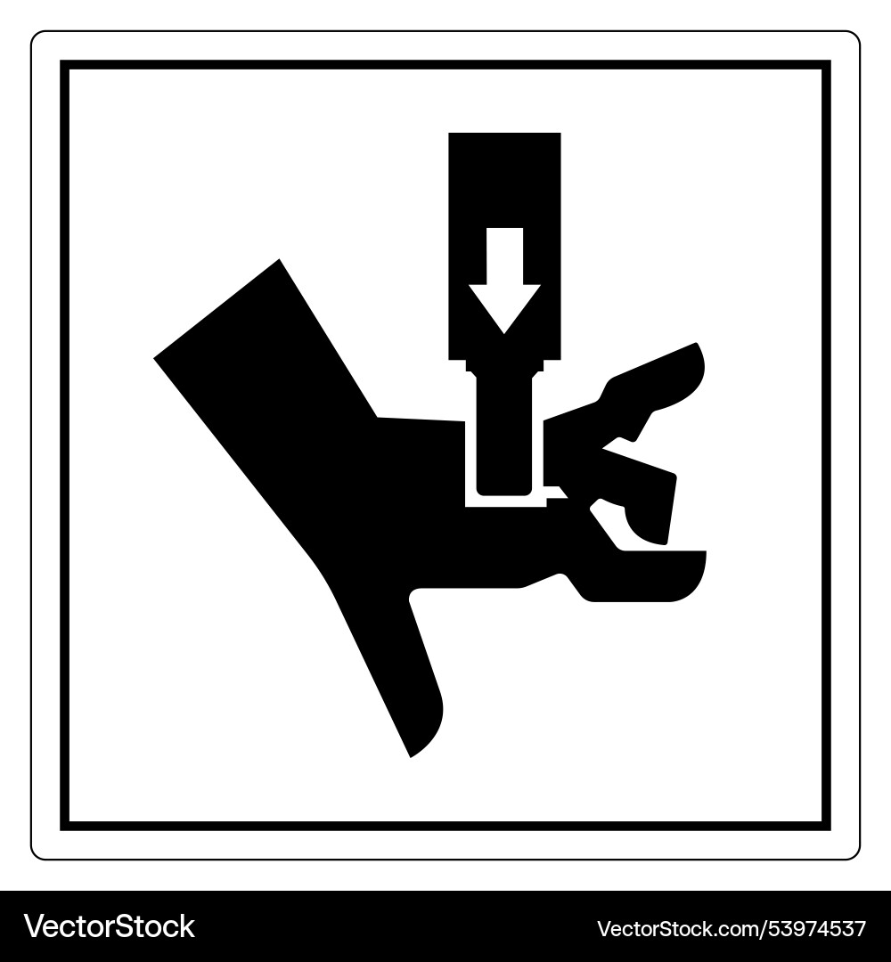 Caution sign for sharp object handling Caution sign for sharp object handling vector image