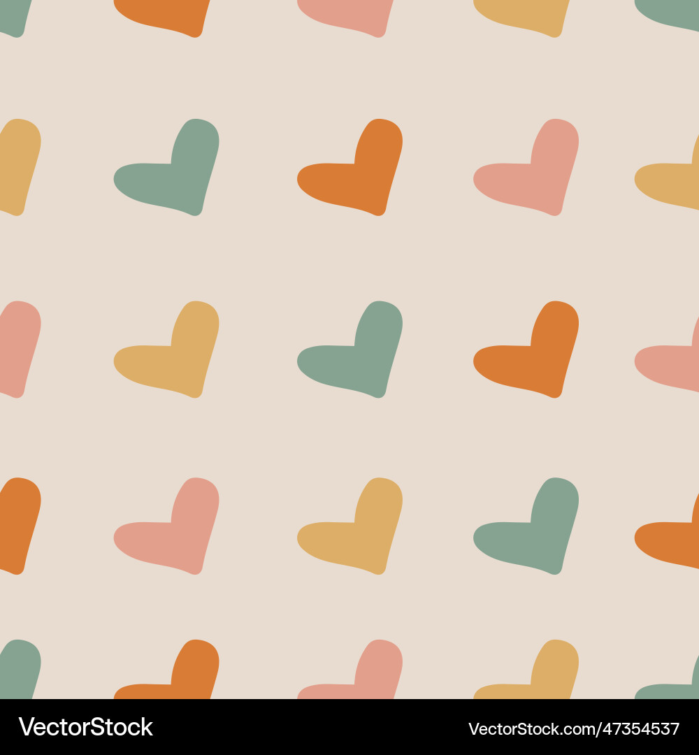 Cute and minimalistic seamless pattern Cute and minimalistic seamless pattern vector image