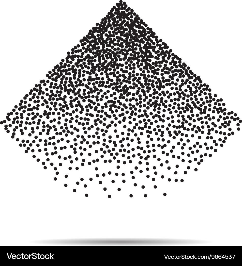 Dots pattern modern stylish texture vector image