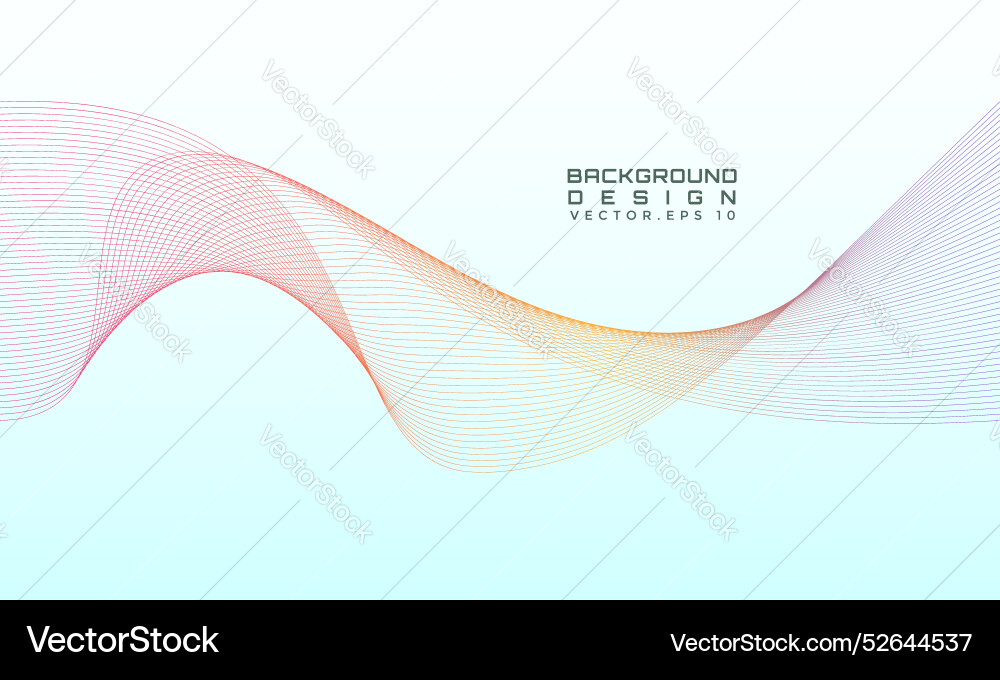 Flowing wave of stripe dynamic pattern minimalist Flowing wave of stripe dynamic pattern minimalist Vector Image