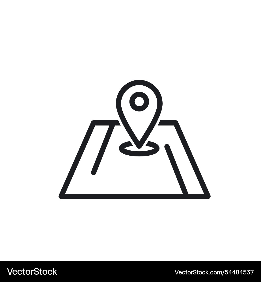 Location map icon element design template Location map icon element design template vector image