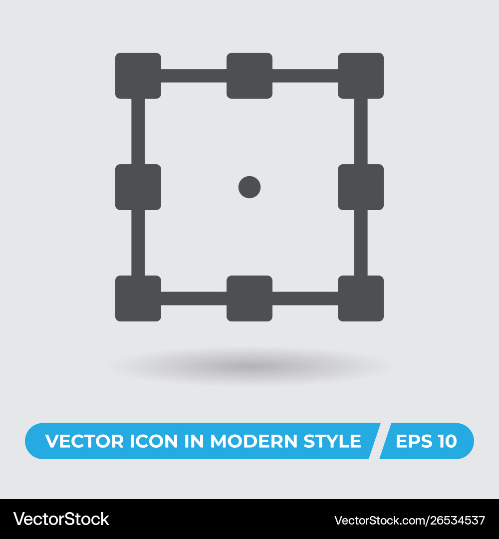 Transform box icon simple sign for web site Transform box icon simple sign for web site vector image