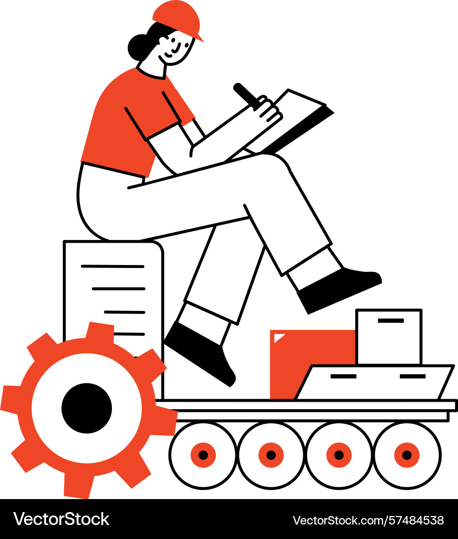 A drawing style showing character d Vector Image