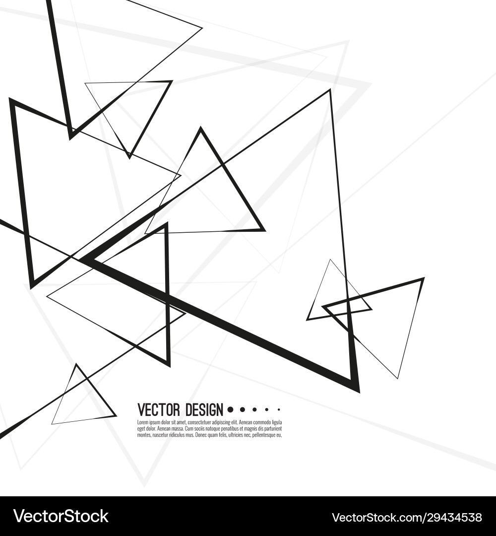 Intersecting Dreiecksmuster Intersecting Dreiecksmuster vektorbild