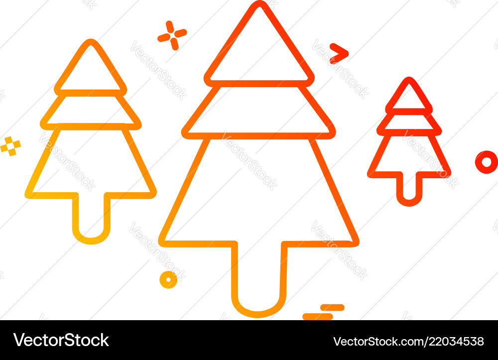 Tree icon design Tree icon design Vector Image