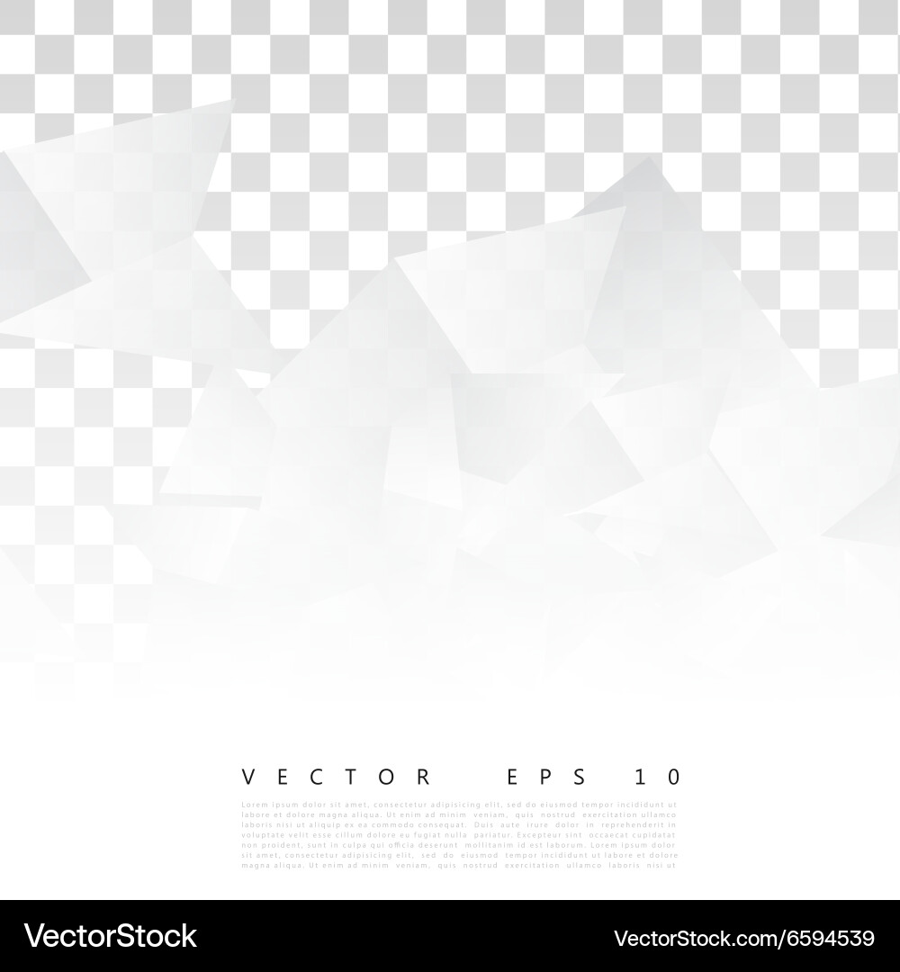 Abstract geometric shape from gray triangle vector image