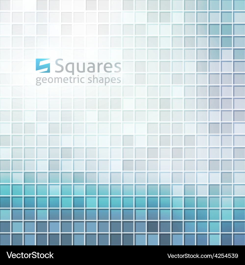Abstraction squares vector image