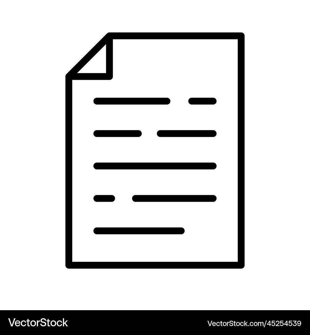 Einfache Memo-Symbole oder Notebook-Datendatei vektorbild