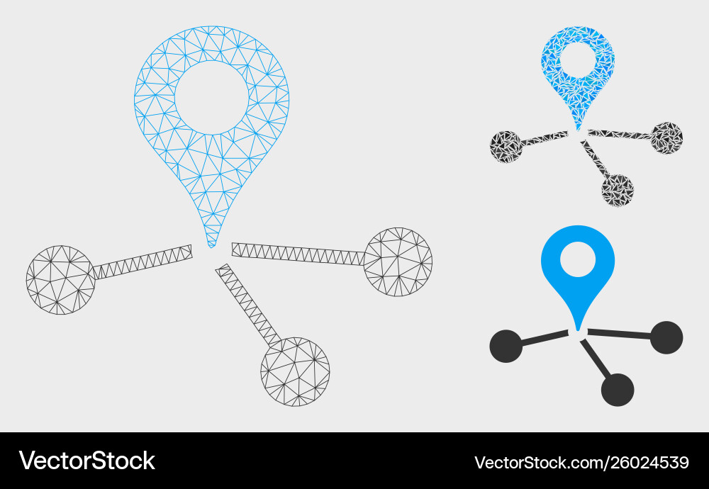Geo network mesh wire frame model Geo network mesh wire frame model vector image