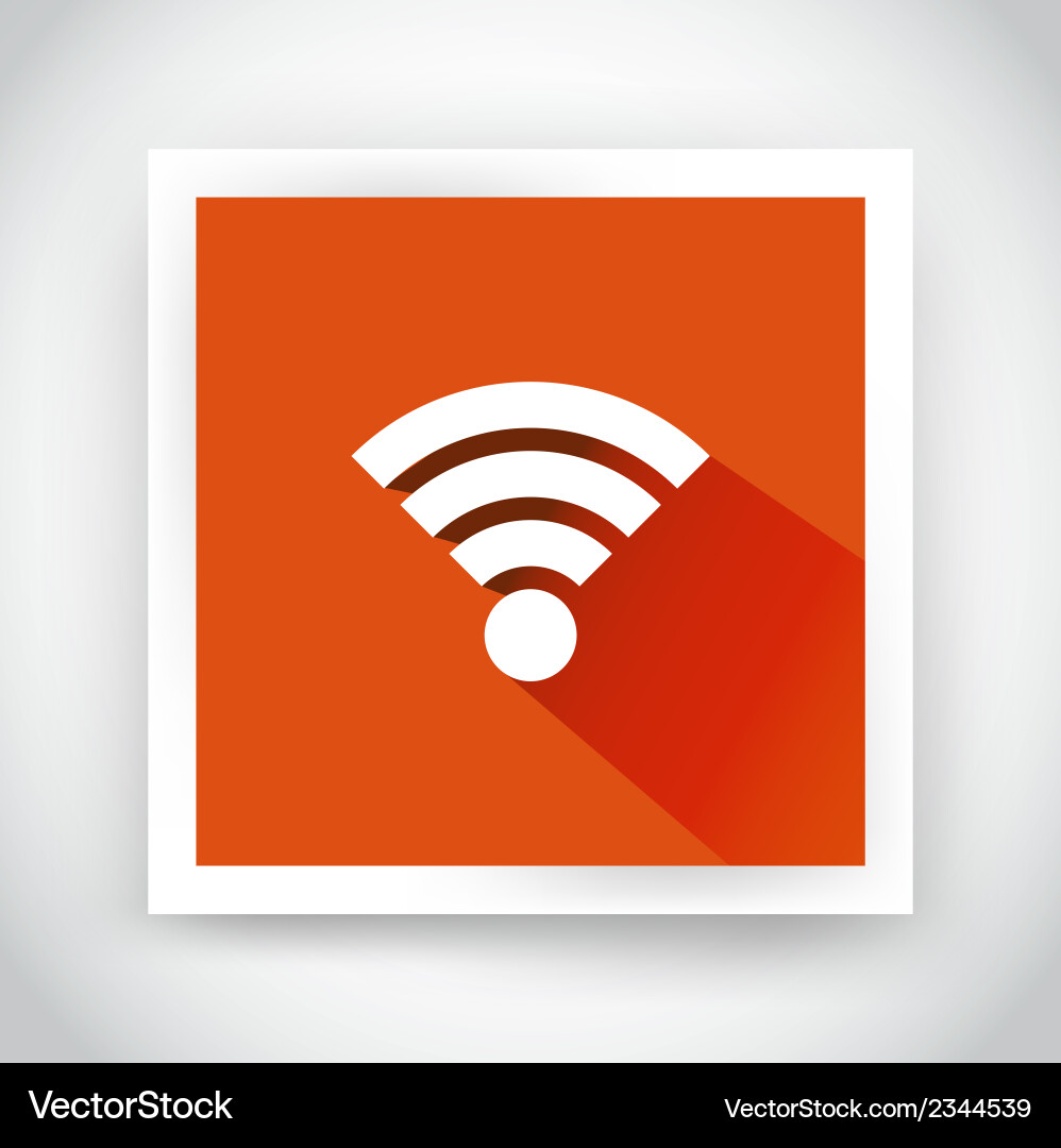 Icon of wifi for web and mobile applications vector image