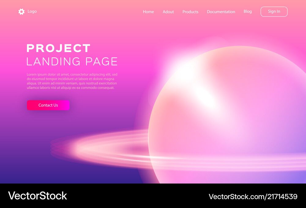 Trend gradient design for app development web Trend gradient design for app development web vector image