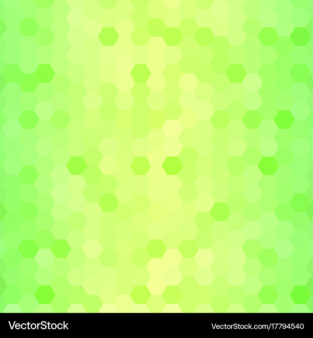 Abstract colorful background of hexagons vector image