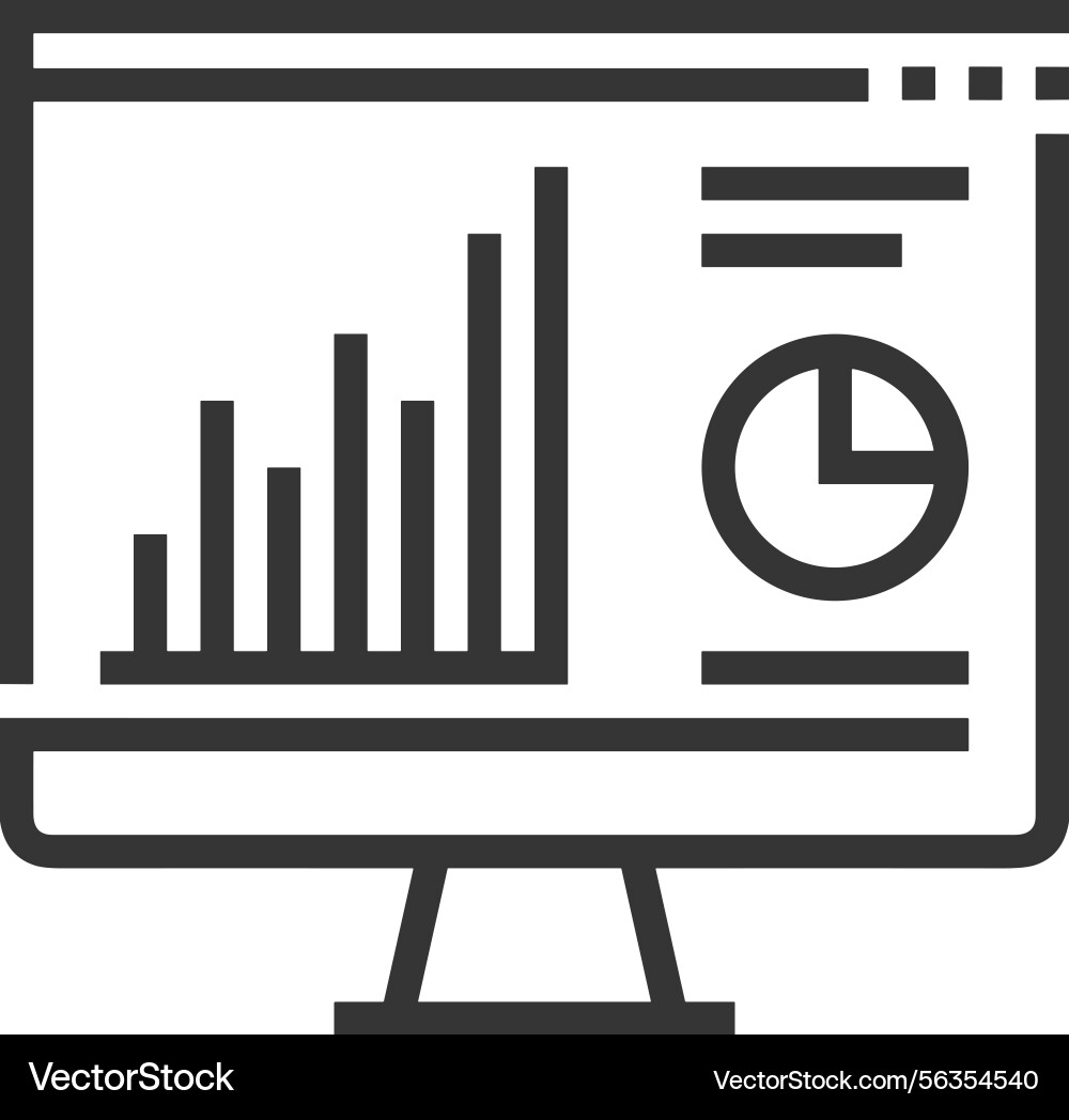 Computer icon symbol image Vector Image