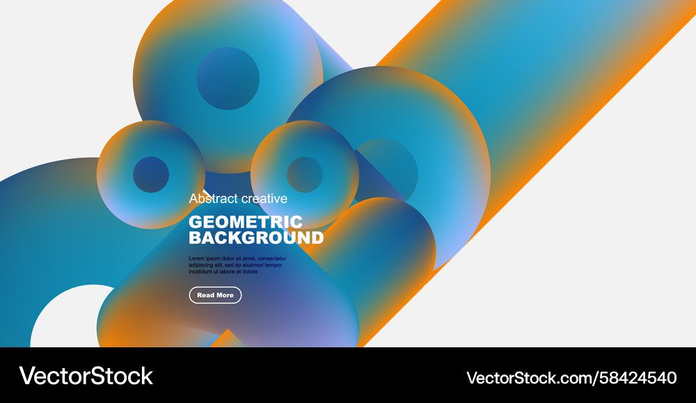 Dynamic Abstract Shapes Vector Image