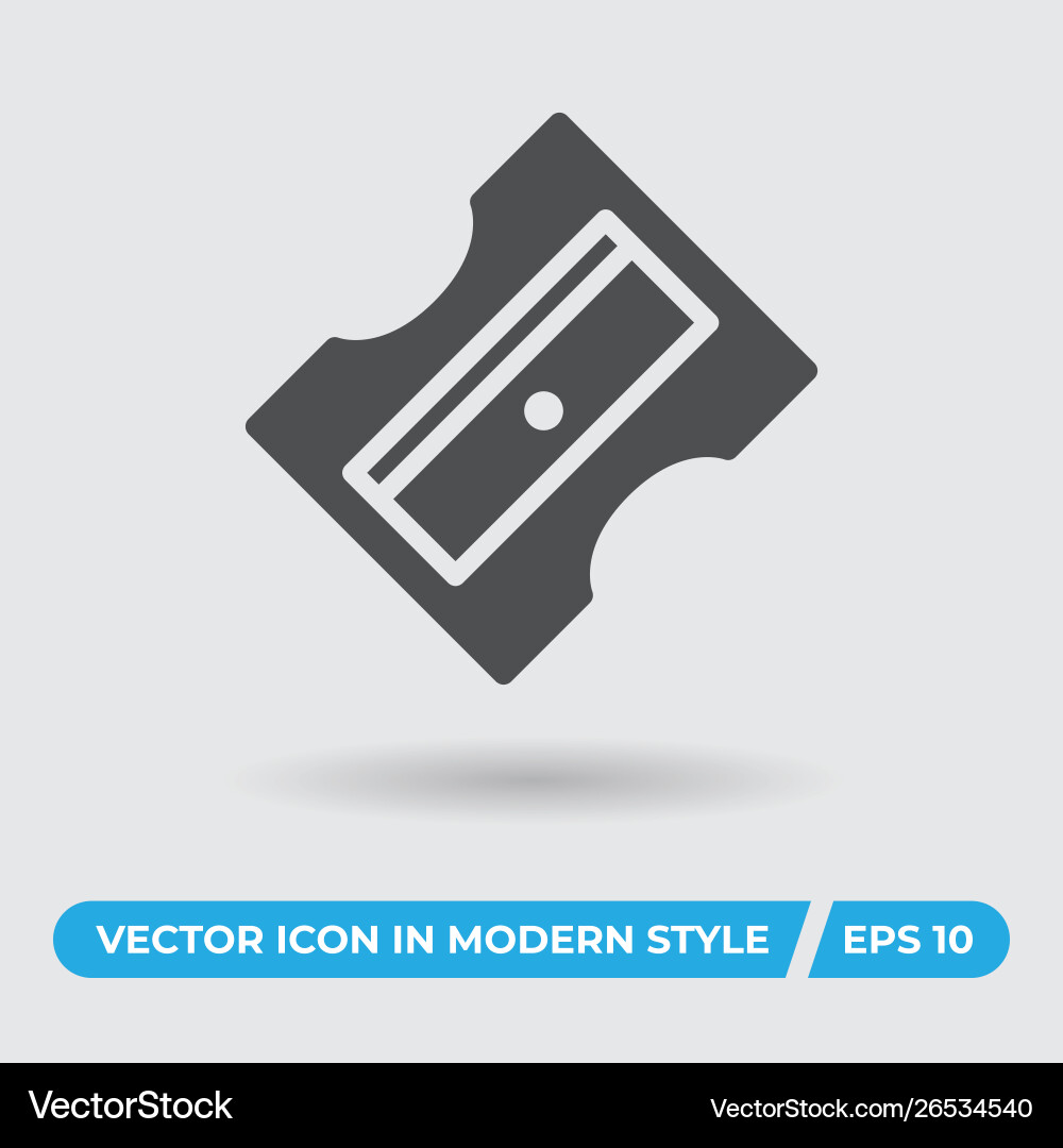 Sharpener icon simple sign for web site Sharpener icon simple sign for web site vector image