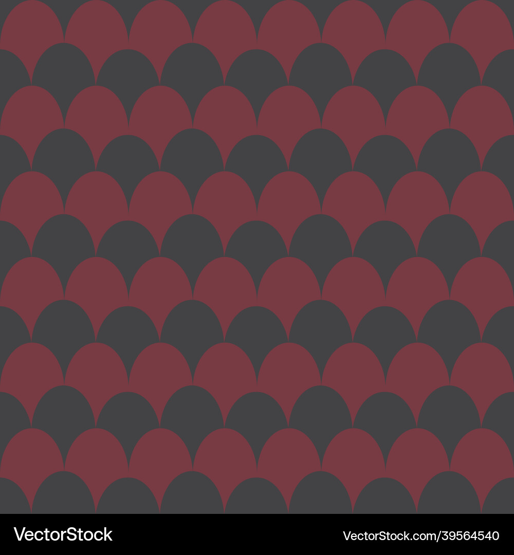 Square pattern with scale ornament vector image