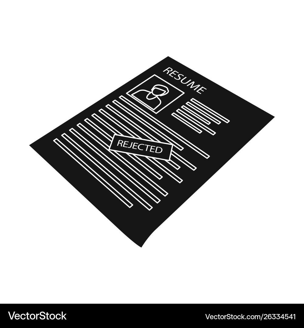 Document and leaflet sign vector image