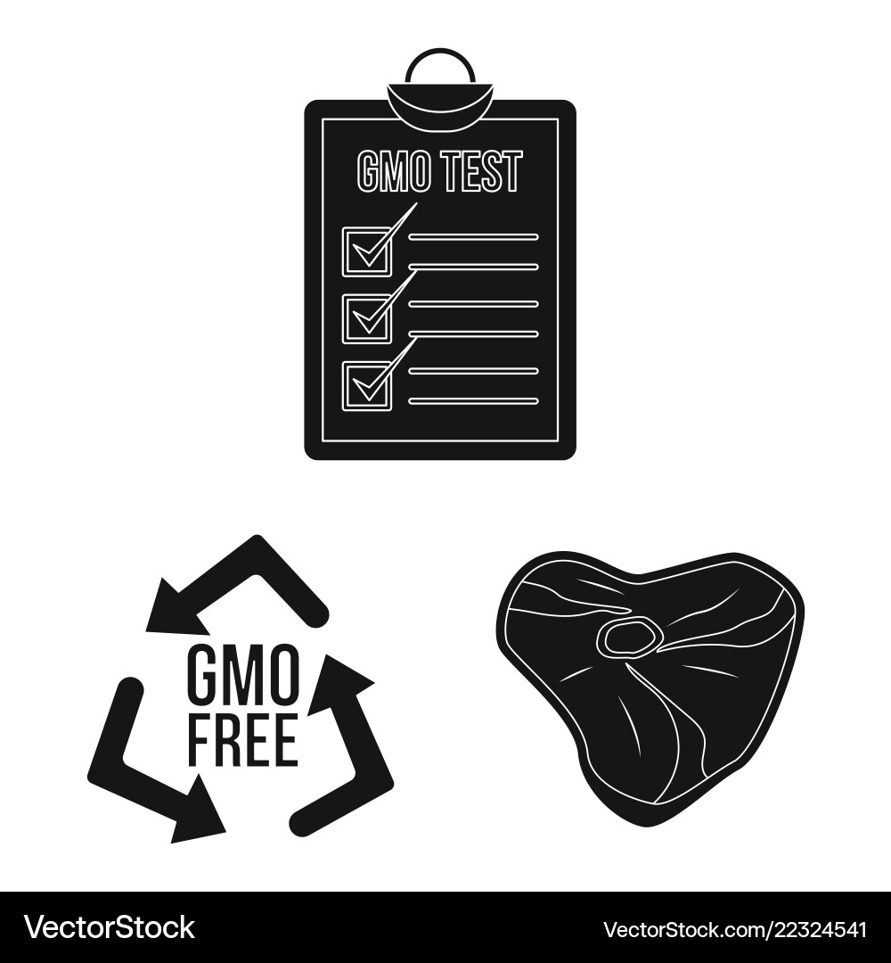 Isolated object of and sign set ve vector image