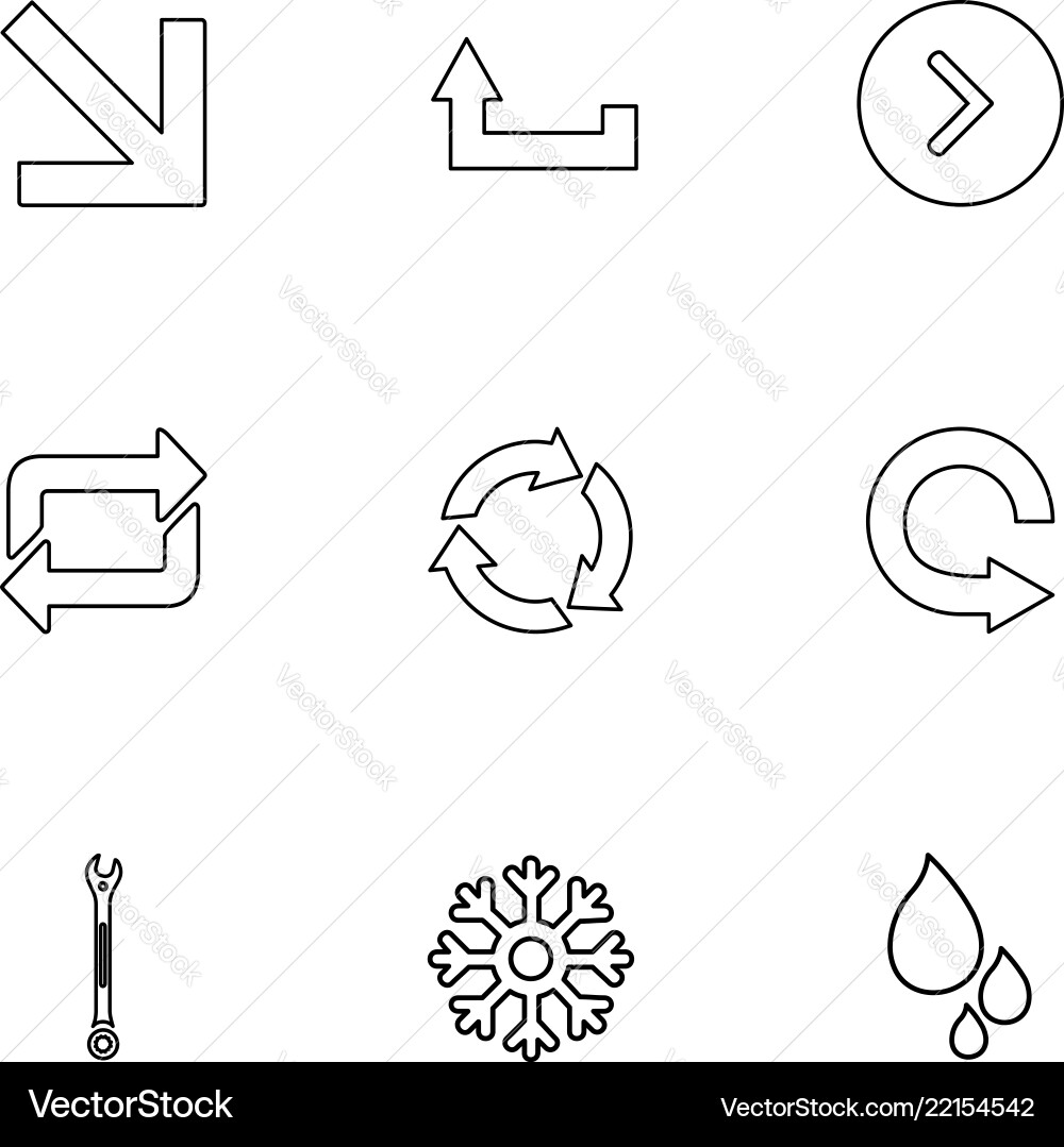 Arrows directions pointer arrow user vector image