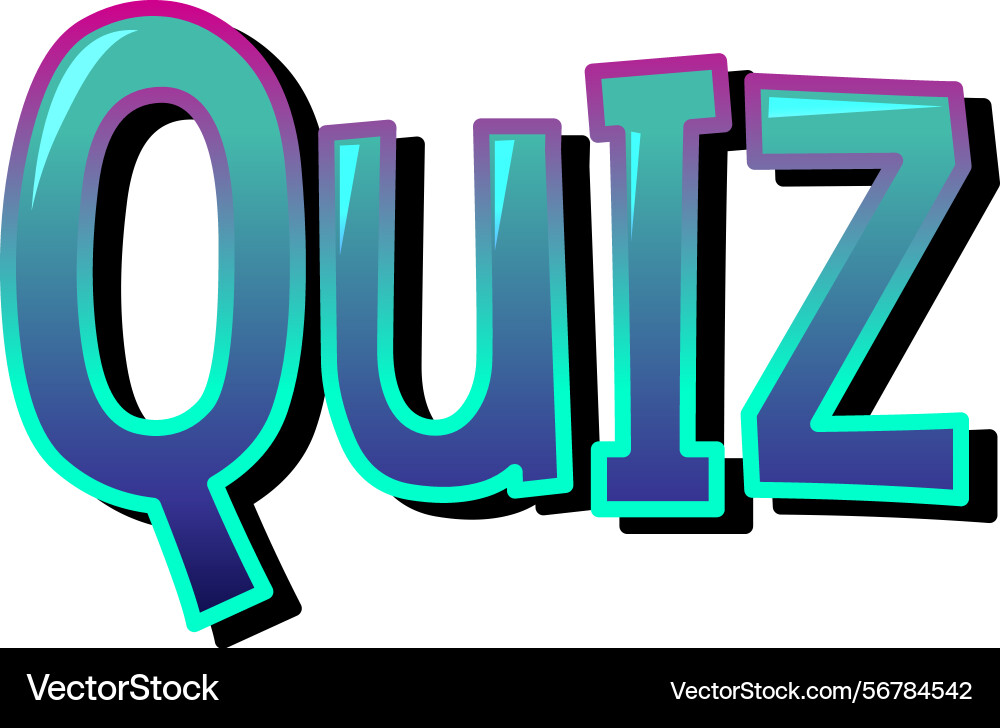 Bold colorful text design with a playful dynamic Bold colorful text design with a playful dynamic vector image