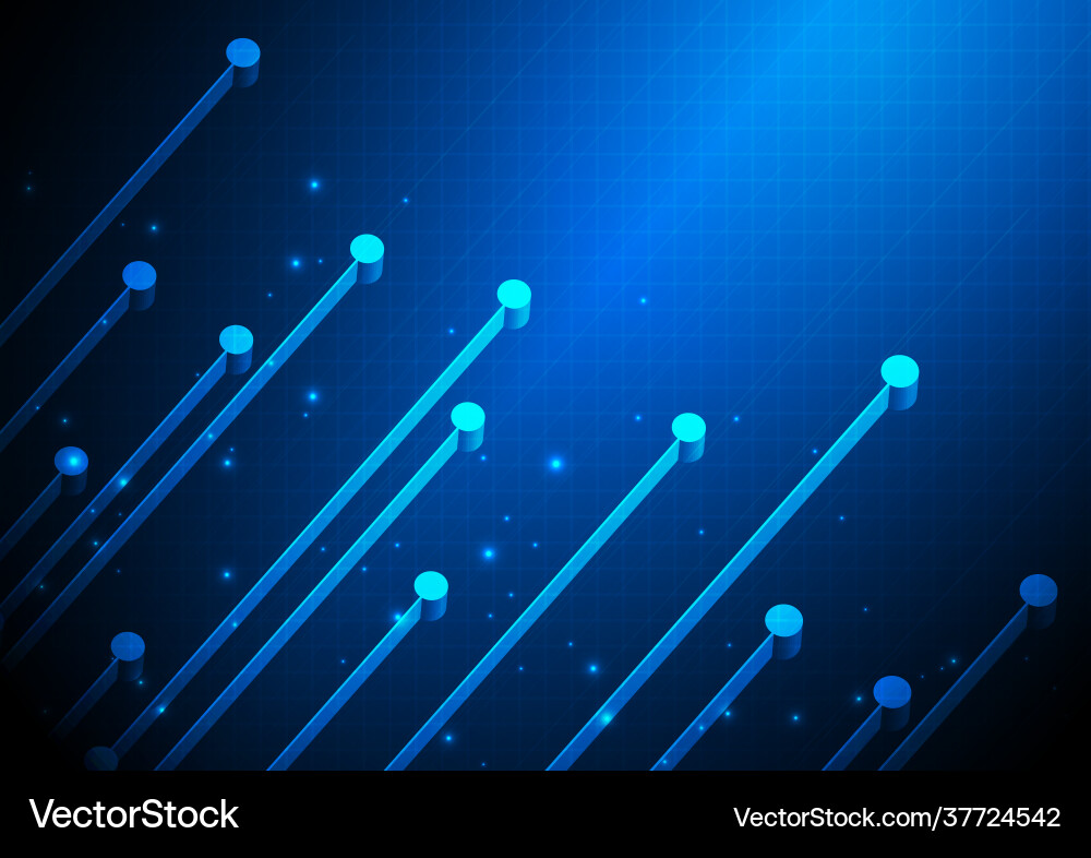 Circuit technology background with hi-tech Circuit technology background with hi-tech vector image