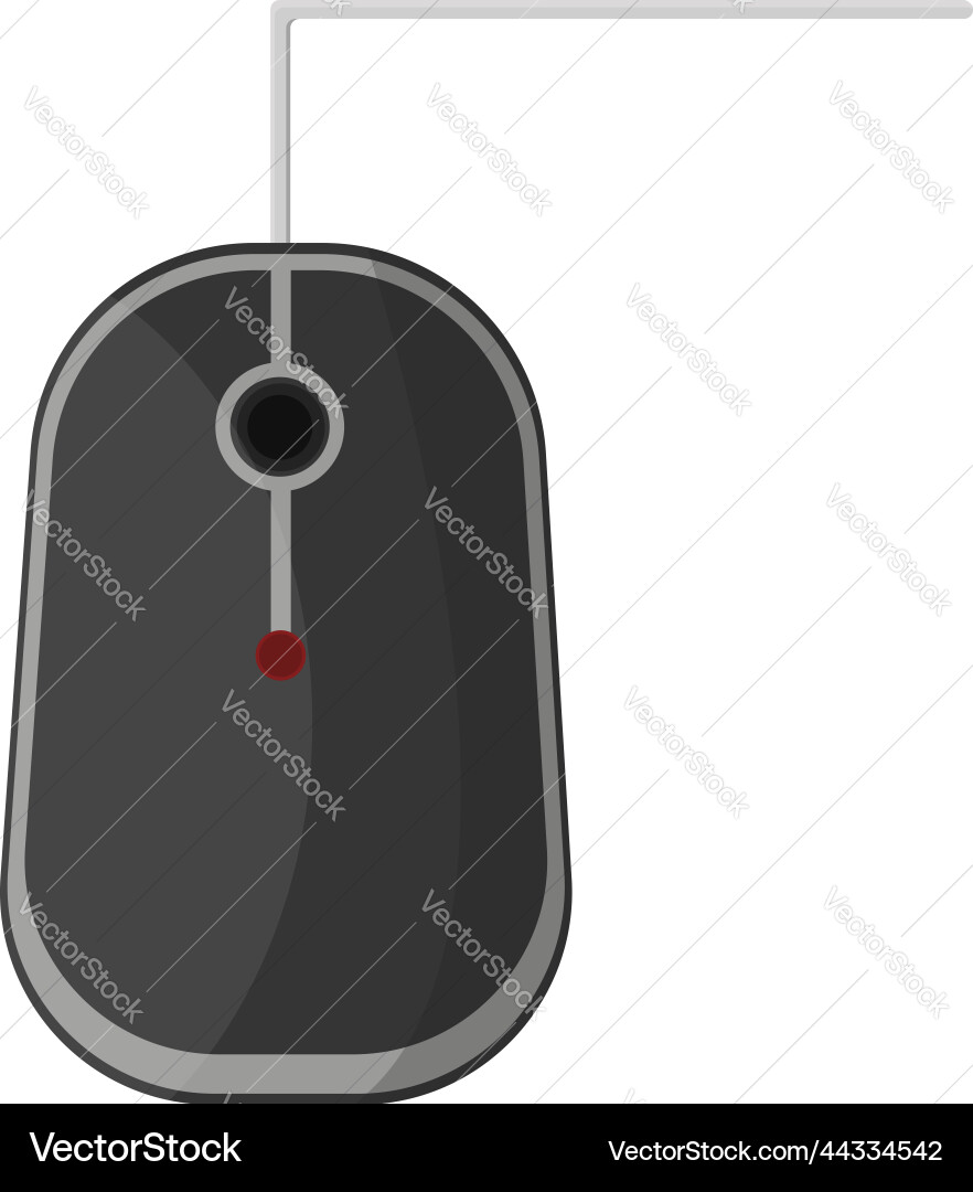Computer mouse on a white background Vector Image