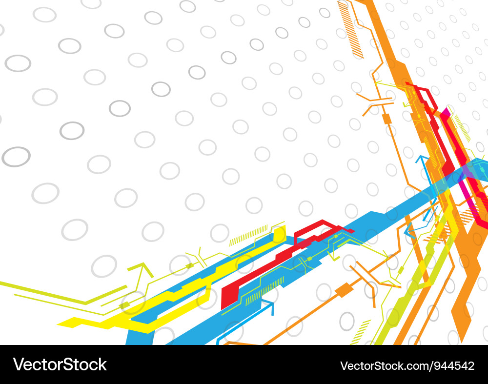 Dynamic Network Background Vector Image
