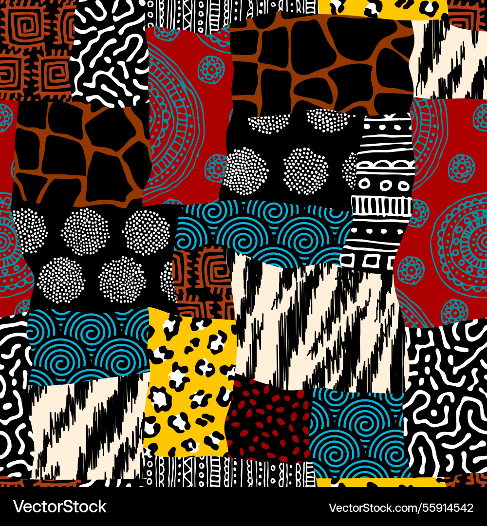Geometric abstract triangles pattern afro style Geometric abstract triangles pattern afro style vector image