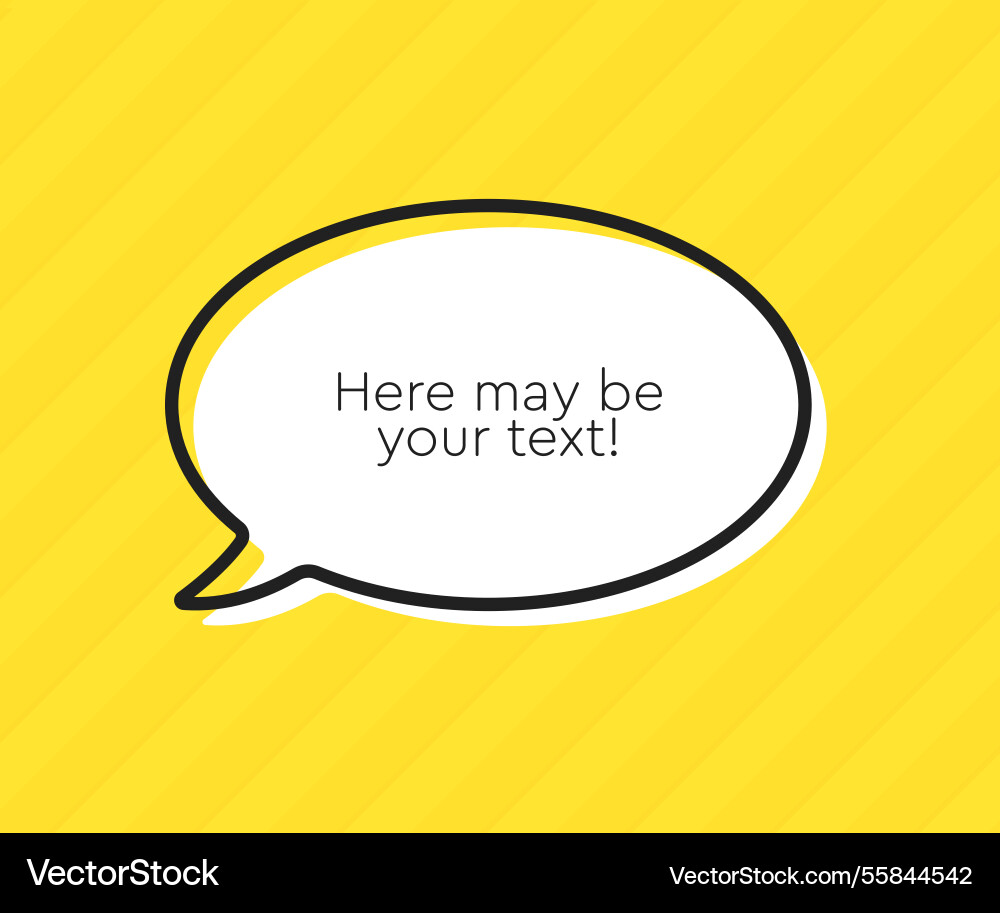 Speech bubble space for quote text frame message Speech bubble space for quote text frame message vector image
