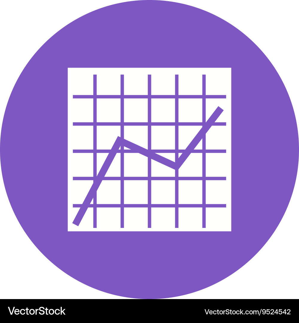 Trend chart Vector Image