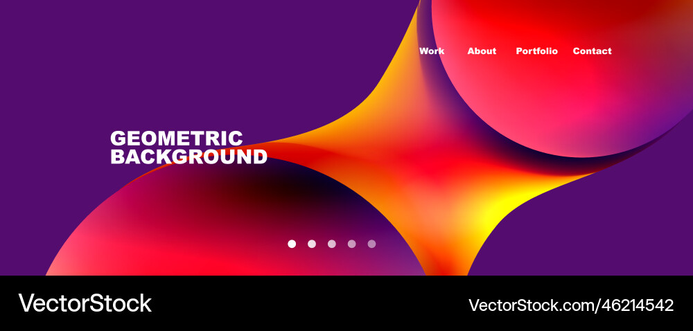 Trendy simple circle gradient abstract background Vector Image