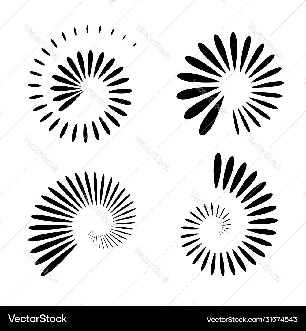 Abstract icons in spiral shape Abstract icons in spiral shape Vector Image
