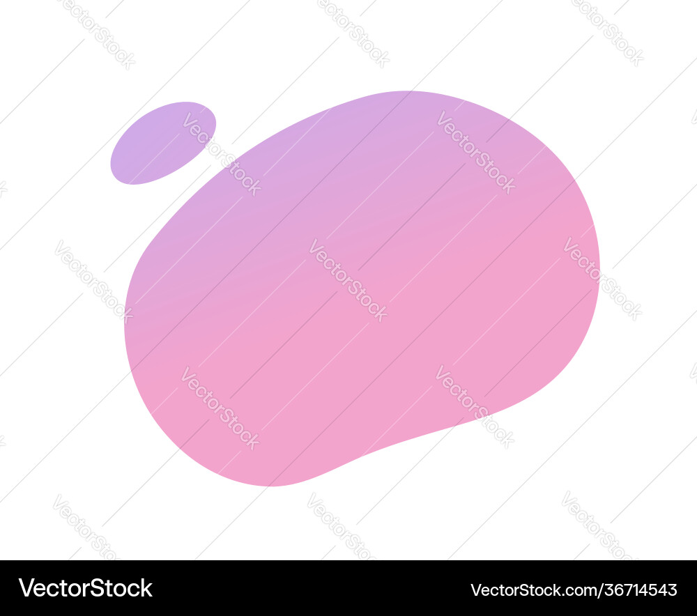 Fluid splash shape element purple violet color Fluid splash shape element purple violet color Vector Image