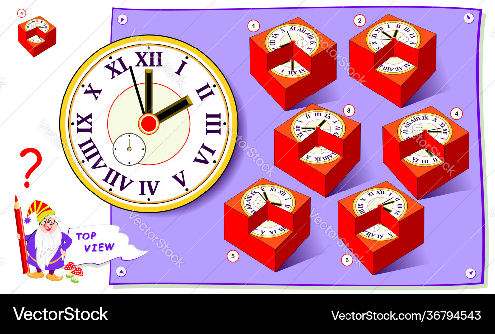 Logic puzzle game for kids need to find cube Logic puzzle game for kids need to find cube vector image
