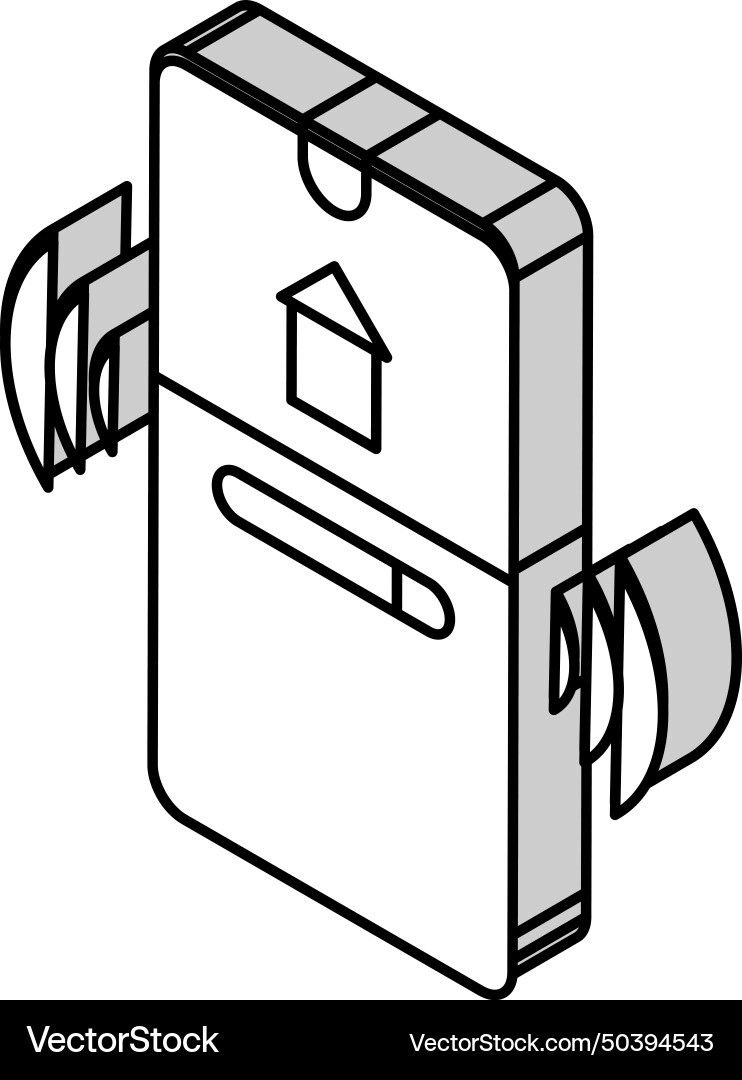 Mobile application for control and setting smart Mobile application for control and setting smart Vector Image