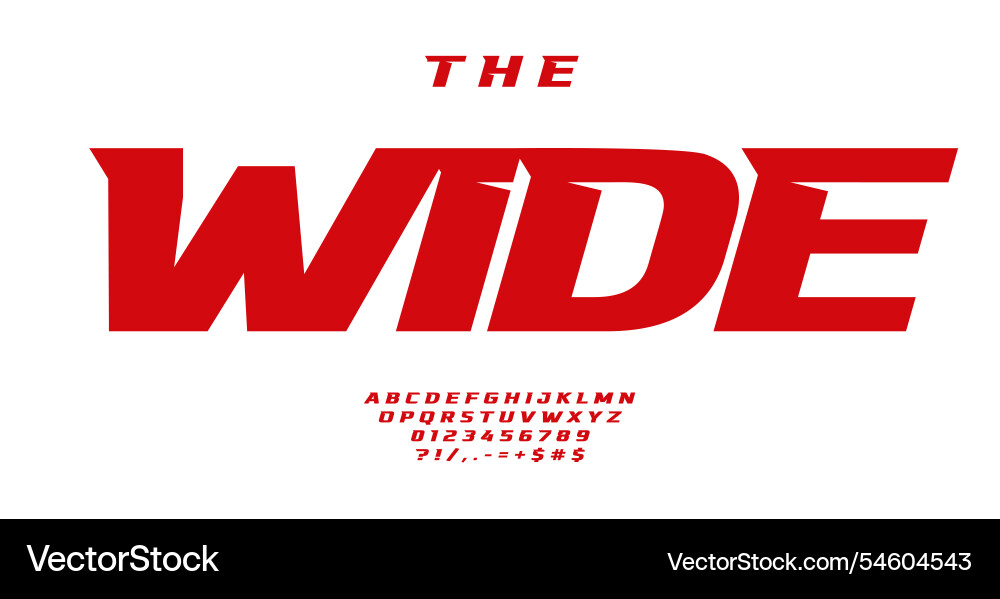 Racing Font - Sharp & Dynamic Vector Image