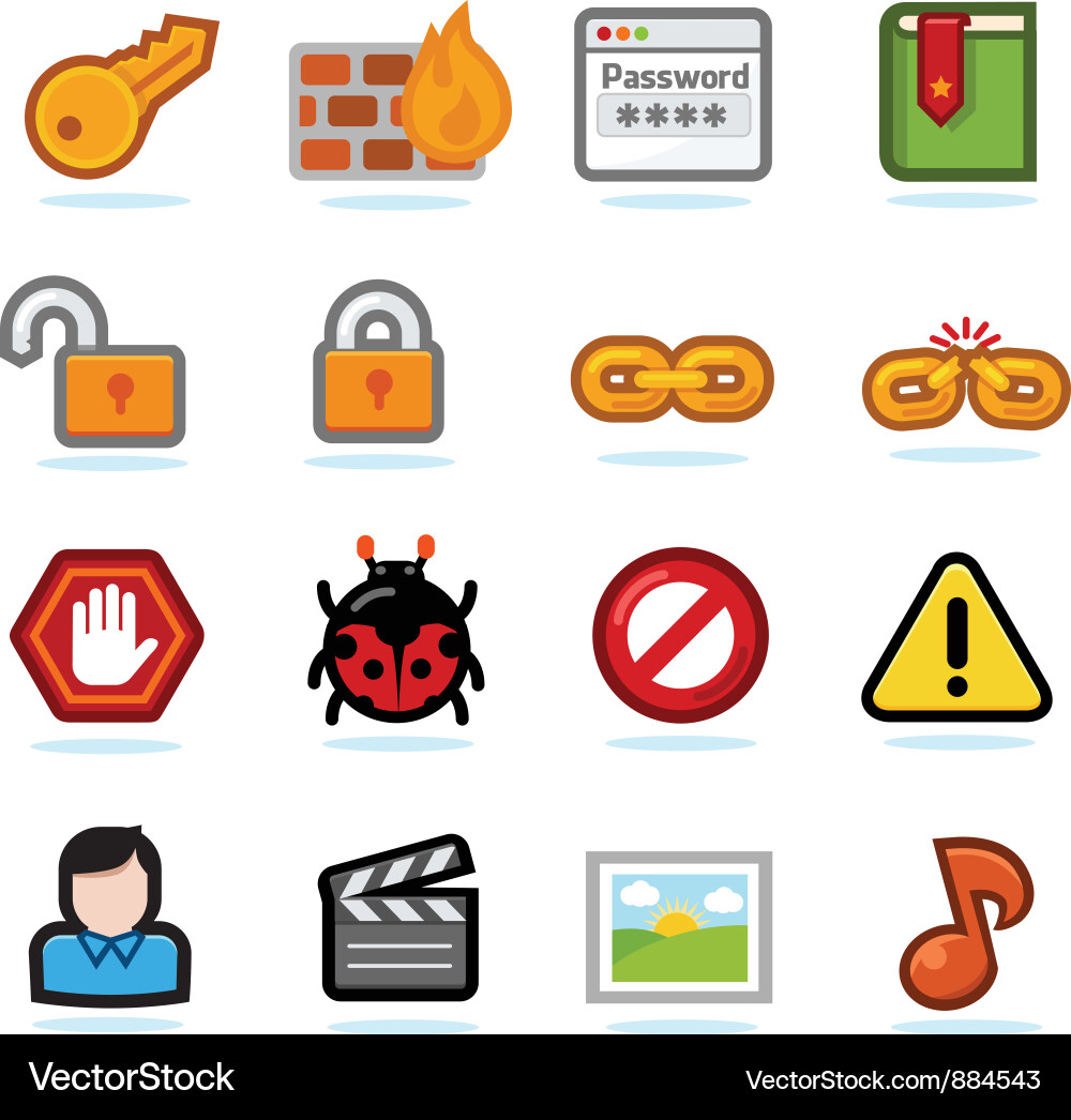 Web Icon Collection vector image